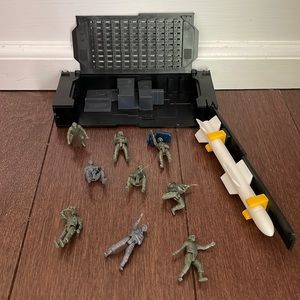Vintage Army men in base